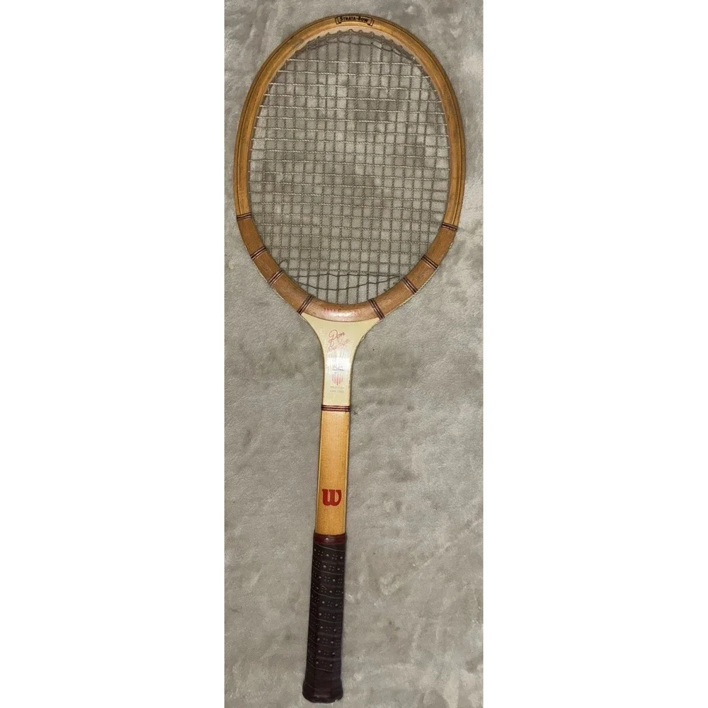 Wilson Tennis Racket Signature Don Budge Speed Flex‎ Fibre Face Frame Vintage